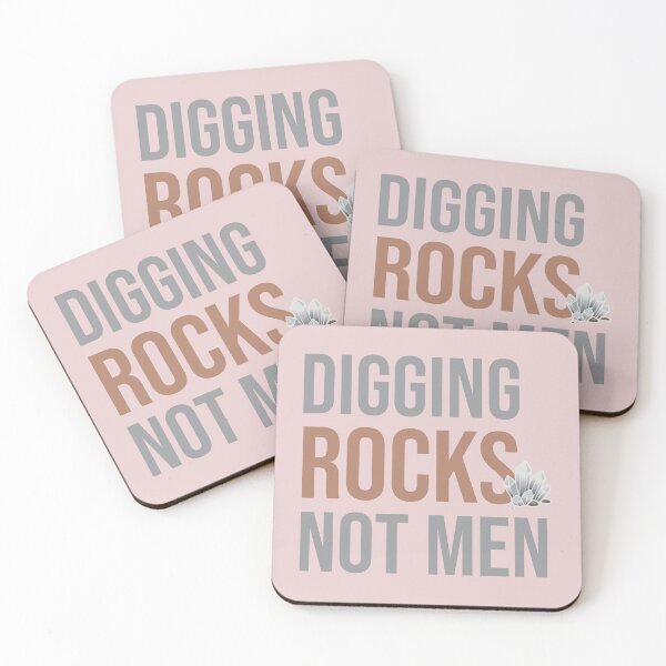Item preview, Digging Rocks, Not Men – Feminist Geologist designed and sold by LadyInEverGreen.