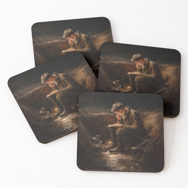 Item preview, Soldier Writing a Letter by Candlelight designed and sold by Rtymer.