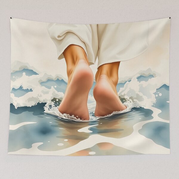 Item preview, Walking On Water 2 designed and sold by Fletcher-Rose Art.