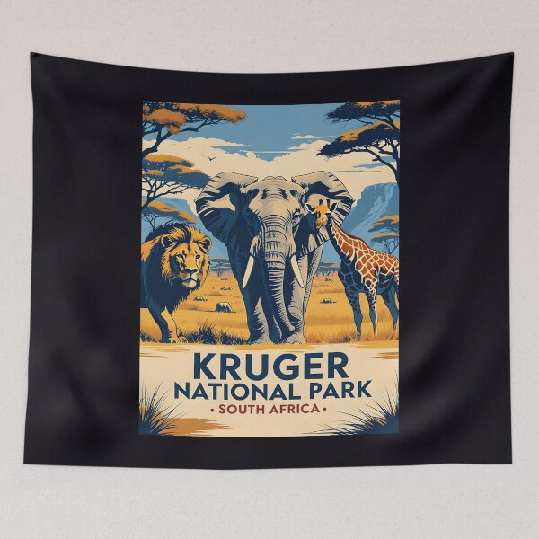 Item preview, Kruger National Park - South Africa designed and sold by GoodOldVintage.