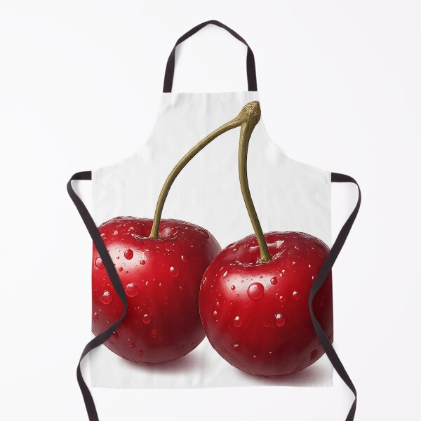 Item preview, Juicy Cherries – Realistic Water-Drop Fruit Illustration designed and sold by BloomOfDesign.