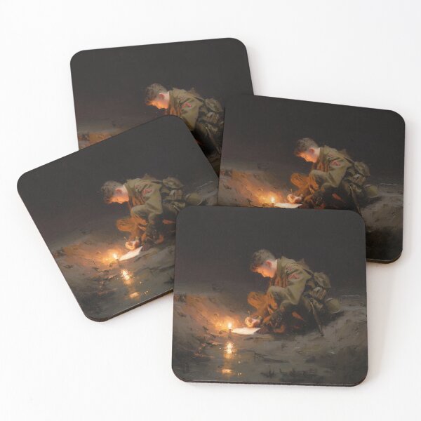 Item preview, Soldier Writing a Letter by Candlelight designed and sold by Rtymer.