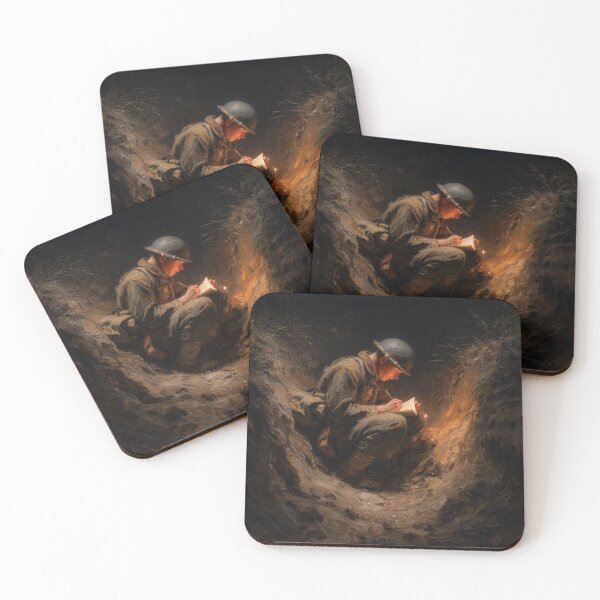 Item preview, Soldier Writing a Letter by Candlelight designed and sold by Rtymer.