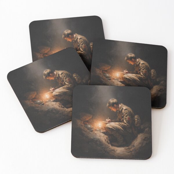 Item preview, Soldier Writing a Letter by Candlelight designed and sold by Rtymer.