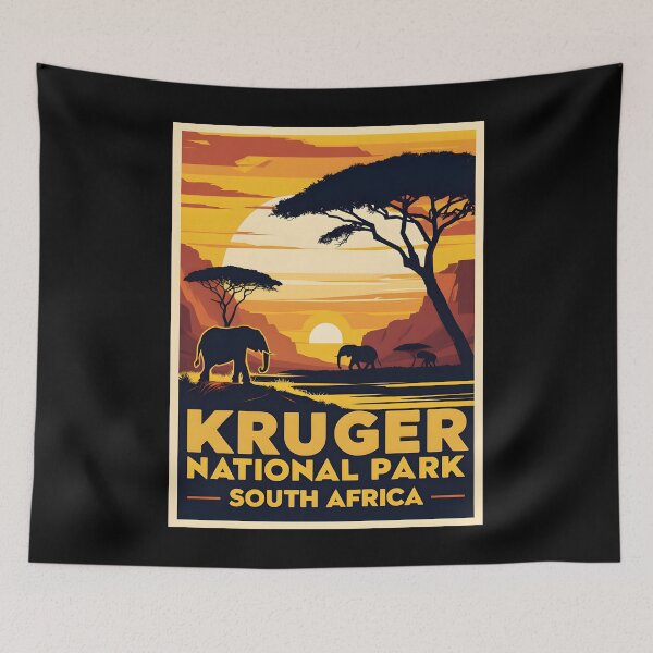 Item preview, Kruger National Park - South Africa designed and sold by GoodOldVintage.