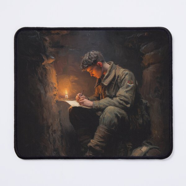 Item preview, Soldier Writing a Letter by Candlelight designed and sold by Rtymer.