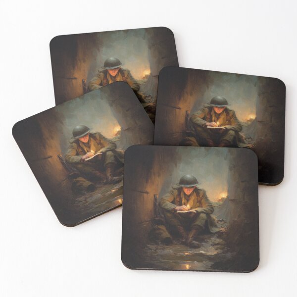Item preview, Soldier Writing a Letter by Candlelight designed and sold by Rtymer.