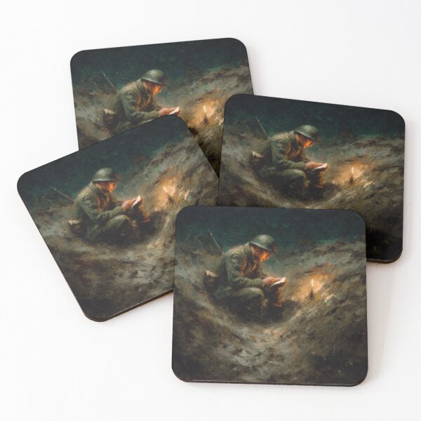 Item preview, Soldier Writing a Letter by Candlelight designed and sold by Rtymer.