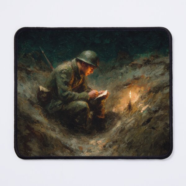 Item preview, Soldier Writing a Letter by Candlelight designed and sold by Rtymer.