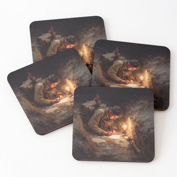 Item preview, Soldier Writing a Letter by Candlelight designed and sold by Rtymer.