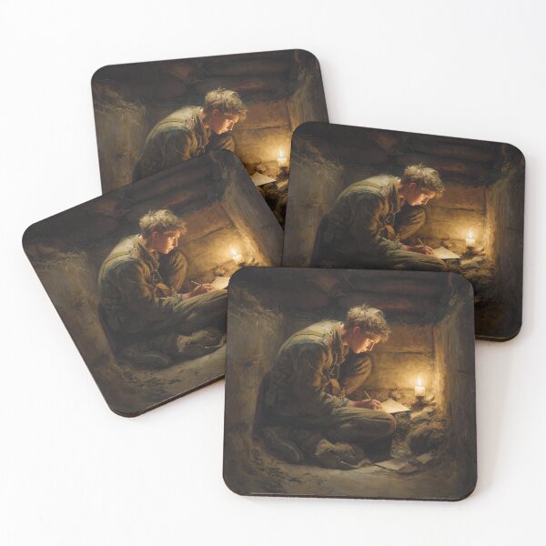 Item preview, Soldier Writing a Letter by Candlelight designed and sold by Rtymer.