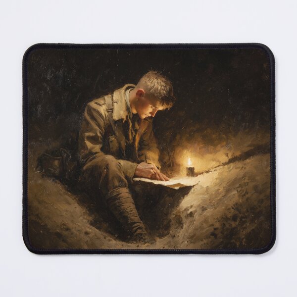 Item preview, Soldier Writing a Letter by Candlelight designed and sold by Rtymer.