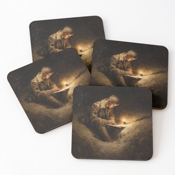 Item preview, Soldier Writing a Letter by Candlelight designed and sold by Rtymer.