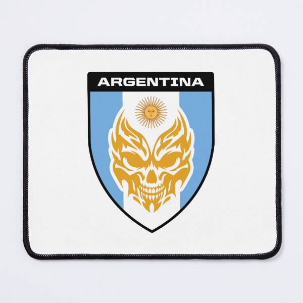 Item preview, Skull flag of Argentina designed and sold by Shahan Keuork.