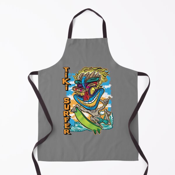 Item preview, Crazy Tiki Surfer – Wild Island Vibes on the Waves designed and sold by eShirtLabs.