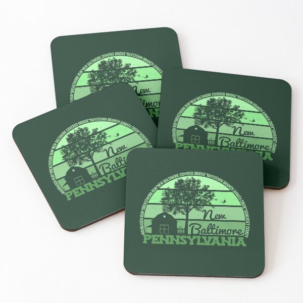 Item preview, New Baltimore Pennsylvania Sunset Retro Vintage Local Pride Logo designed and sold by CRHPOD20.