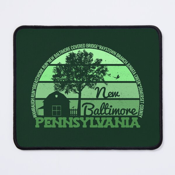 Item preview, New Baltimore Pennsylvania Sunset Retro Vintage Local Pride Logo designed and sold by CRHPOD20.