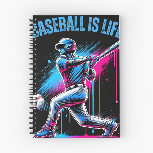 Item preview, Colorful Baseball Player Drip Baseball Is Life designed and sold by AlienOccupation.