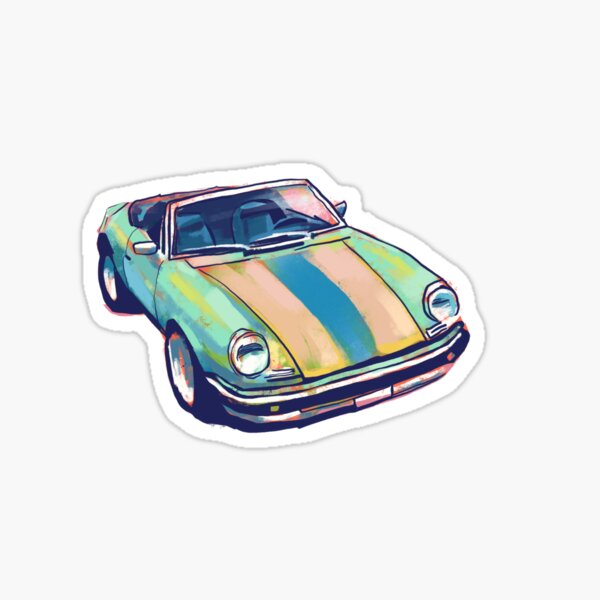 Vintage Classic MG Summer Vibes Sticker
