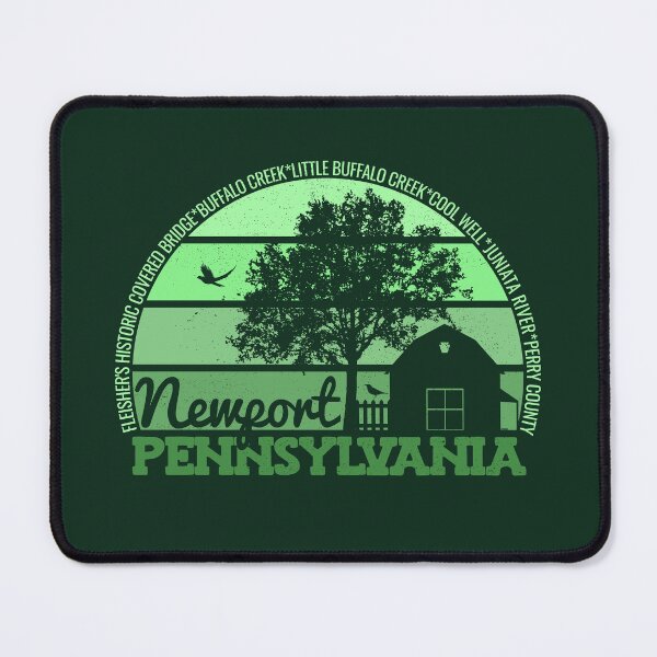 Item preview, Newport Pennsylvania Sunset Retro Vintage Local Pride Logo designed and sold by CRHPOD20.