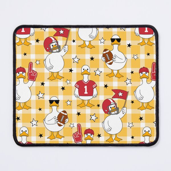Item preview, Silly Goose Football Chiefs Colors designed and sold by KrisInStitches.