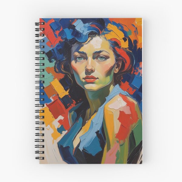 Item preview, Vivid Abstract Portrait of a Woman designed and sold by Rue Design Company.