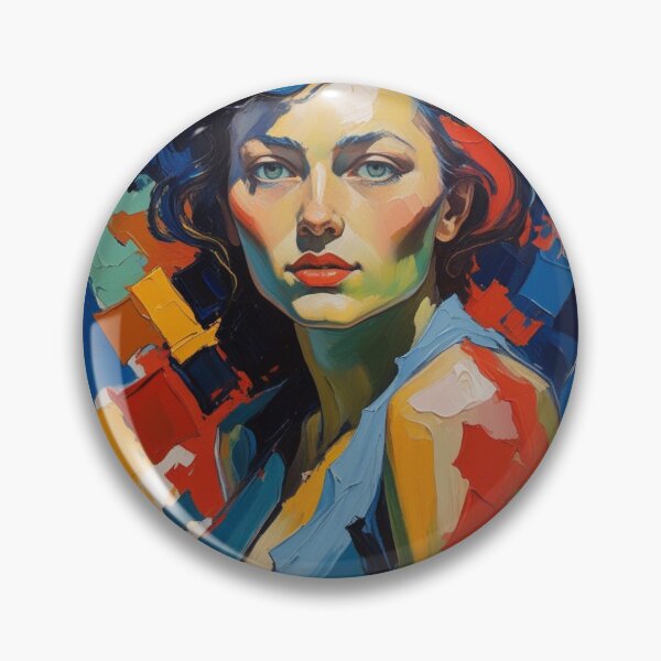 Item preview, Vivid Abstract Portrait of a Woman designed and sold by Rue Market.