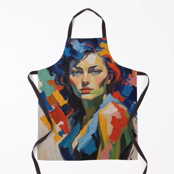 Item preview, Vivid Abstract Portrait of a Woman designed and sold by Rue Design Company.