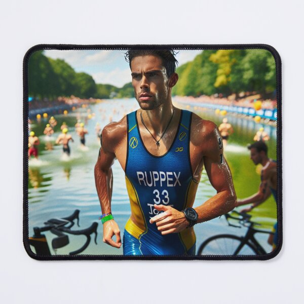 Item preview, “Swim. Shift. Surge. – Triathlon Transition Power Moment” designed and sold by Triathlongram.