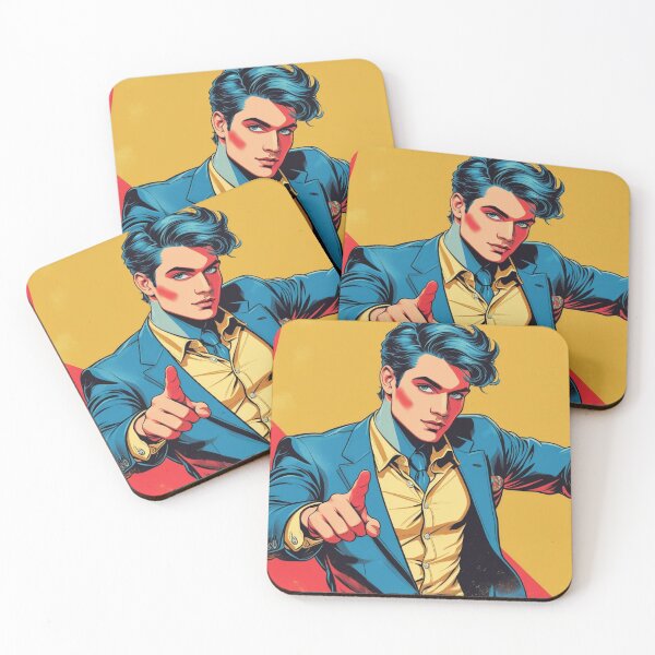 Item preview, Confident Businessman in Blue Suit designed and sold by Rue Market.