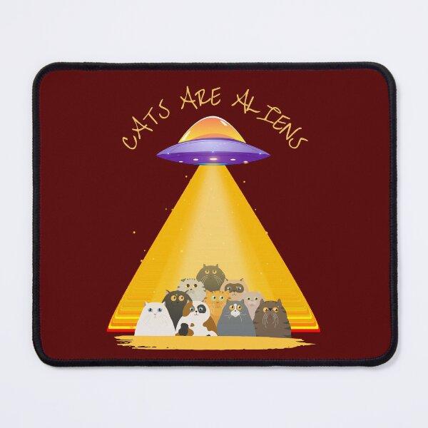 Item preview, Cats Are Aliens – Funny UFO Cat Abduction Art for Cat Lovers designed and sold by SmyrnaArtGalery.