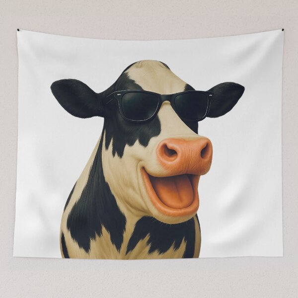 Item preview, Funny Cow with Shades designed and sold by Flobee's World.