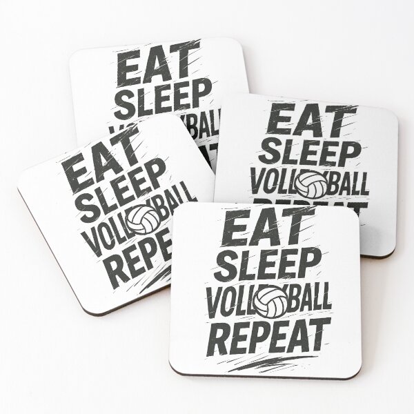Item preview, Eat Sleep Volleyball Repeat – Grunge Typography Design designed and sold by bdberto12.