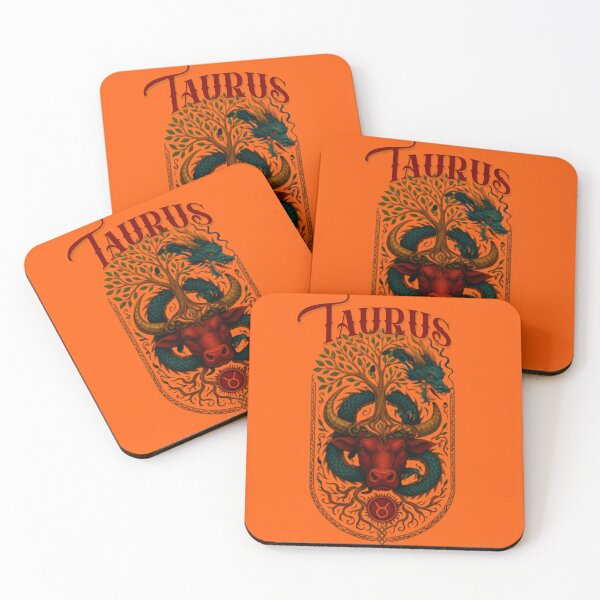 Item preview, Taurus Spiritbound: The Dragon & The Eternal Tree tshirt design designed and sold by Wandering Threads.
