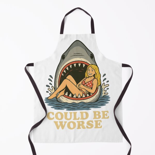 Item preview, Could Be Worse – Shark Mouth Bikini Graphic designed and sold by MerkAkid.
