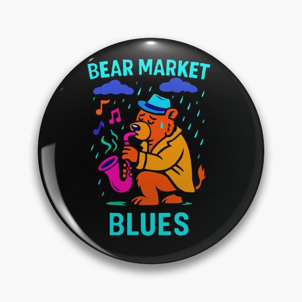 Item preview, "Bear Market Blues" – Crypto Mood Design designed and sold by BitCrop.
