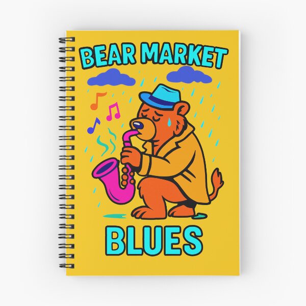 Item preview, "Bear Market Blues" – Crypto Mood Design designed and sold by BitCrop.