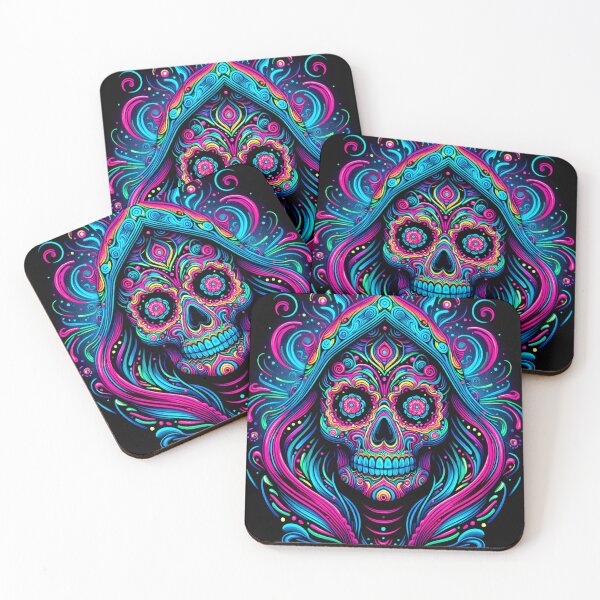 Item preview, Catrina Sugarskull Neon designed and sold by  Ojo de Lilith.