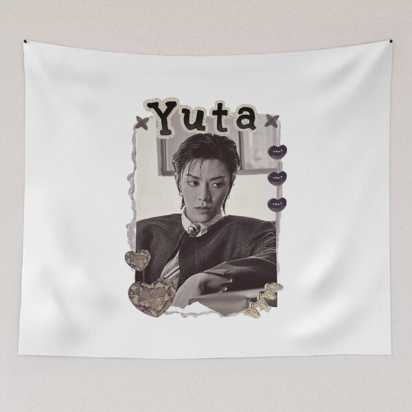 Item preview, NCT Yuta (유타) Kpop Boy group Scrapbook Collage Cozy Y2K Vintage Design designed and sold by HELL0WBELLO.