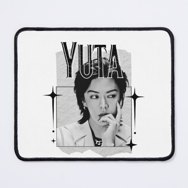 Item preview, NCT Yuta (유타) Kpop Boy Group Monochrome Black and White Classic Design Collage designed and sold by HELL0WBELLO.