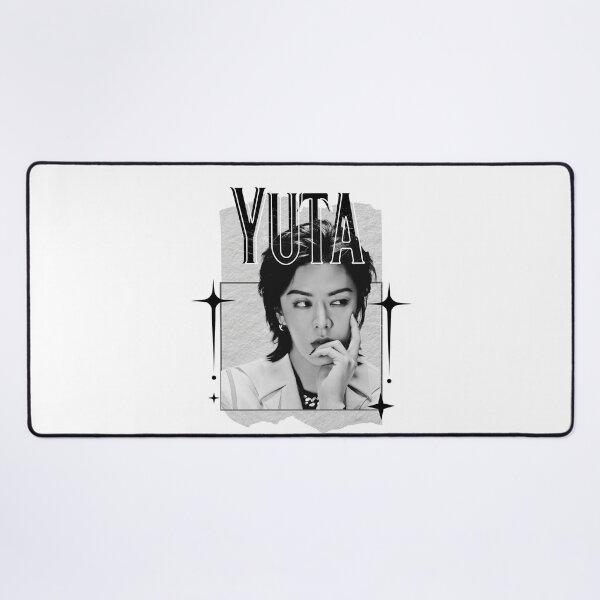 Item preview, NCT Yuta (유타) Kpop Boy Group Monochrome Black and White Classic Design Collage designed and sold by HELL0WBELLO.