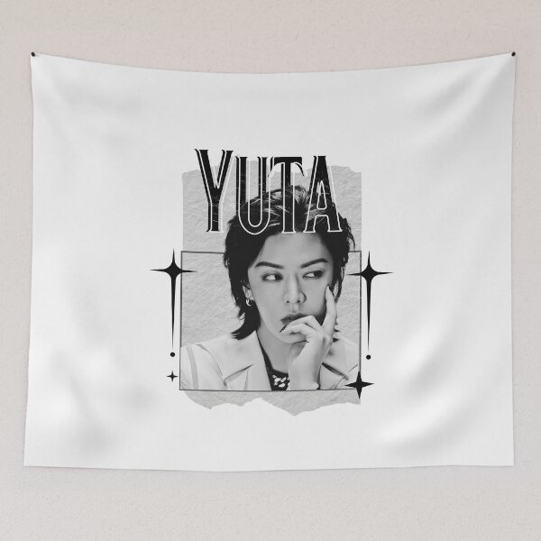 Item preview, NCT Yuta (유타) Kpop Boy Group Monochrome Black and White Classic Design Collage  designed and sold by HELL0WBELLO.