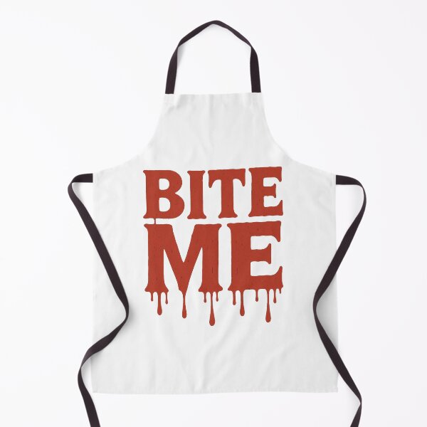 Item preview, BITE ME – Dripping Horror Text Design designed and sold by MerkAkid.