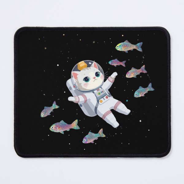 Item preview, Catstronaut and Cosmic Fish designed and sold by WoofyArts.