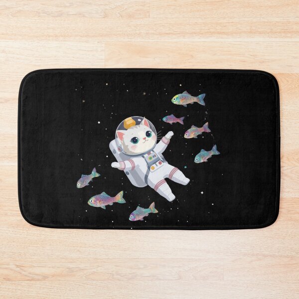 Item preview, Catstronaut and Cosmic Fish  designed and sold by WoofyArts.