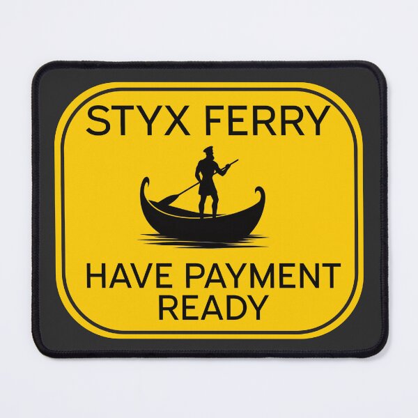 Item preview, Styx Ferry Charon Sign designed and sold by YT-Greek2Me.