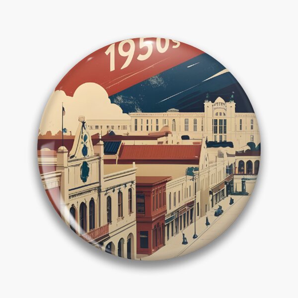 Item preview, Modesto California 1950s USA Vintage Travel Tourism designed and sold by TravelersGems.