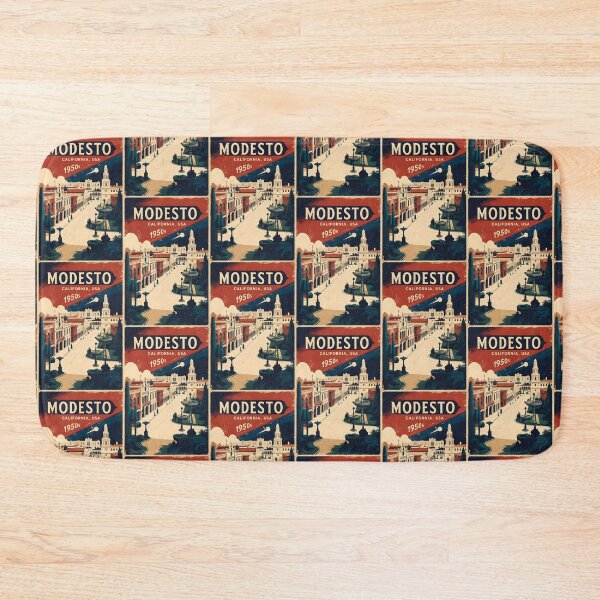 Item preview, Modesto California 1950s USA Vintage Travel Tourism  designed and sold by TravelersGems.