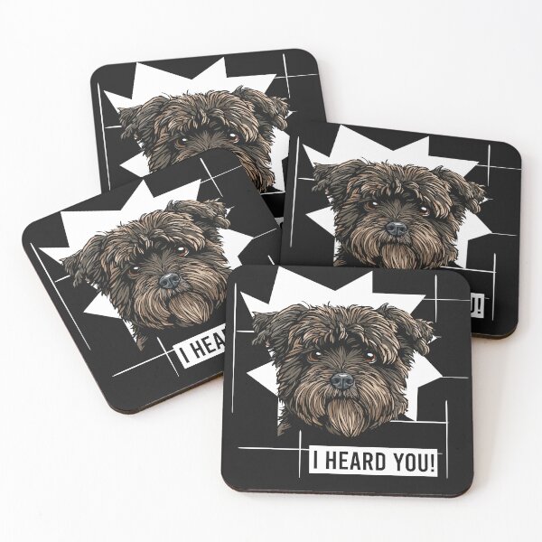 Item preview, Affenpinscher Humor I Heard You designed and sold by whyitsme.