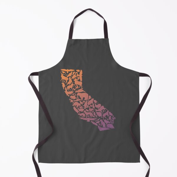 Item preview, California wildlife silhouette - orange-purple dark designed and sold by tahoekerri.